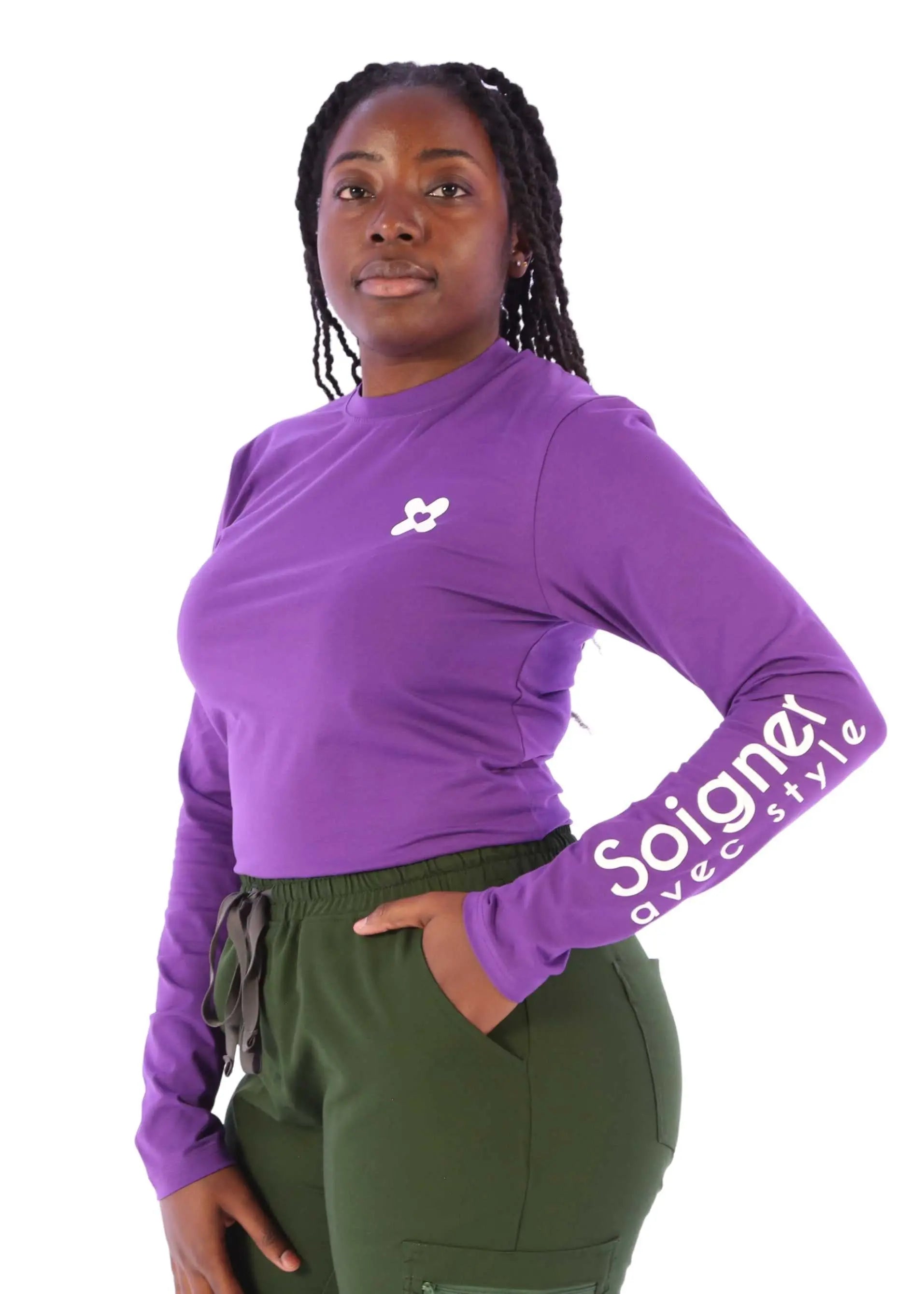 Chandail Underscrub - Manches Longues pour femmes SoignerAvecStyle™