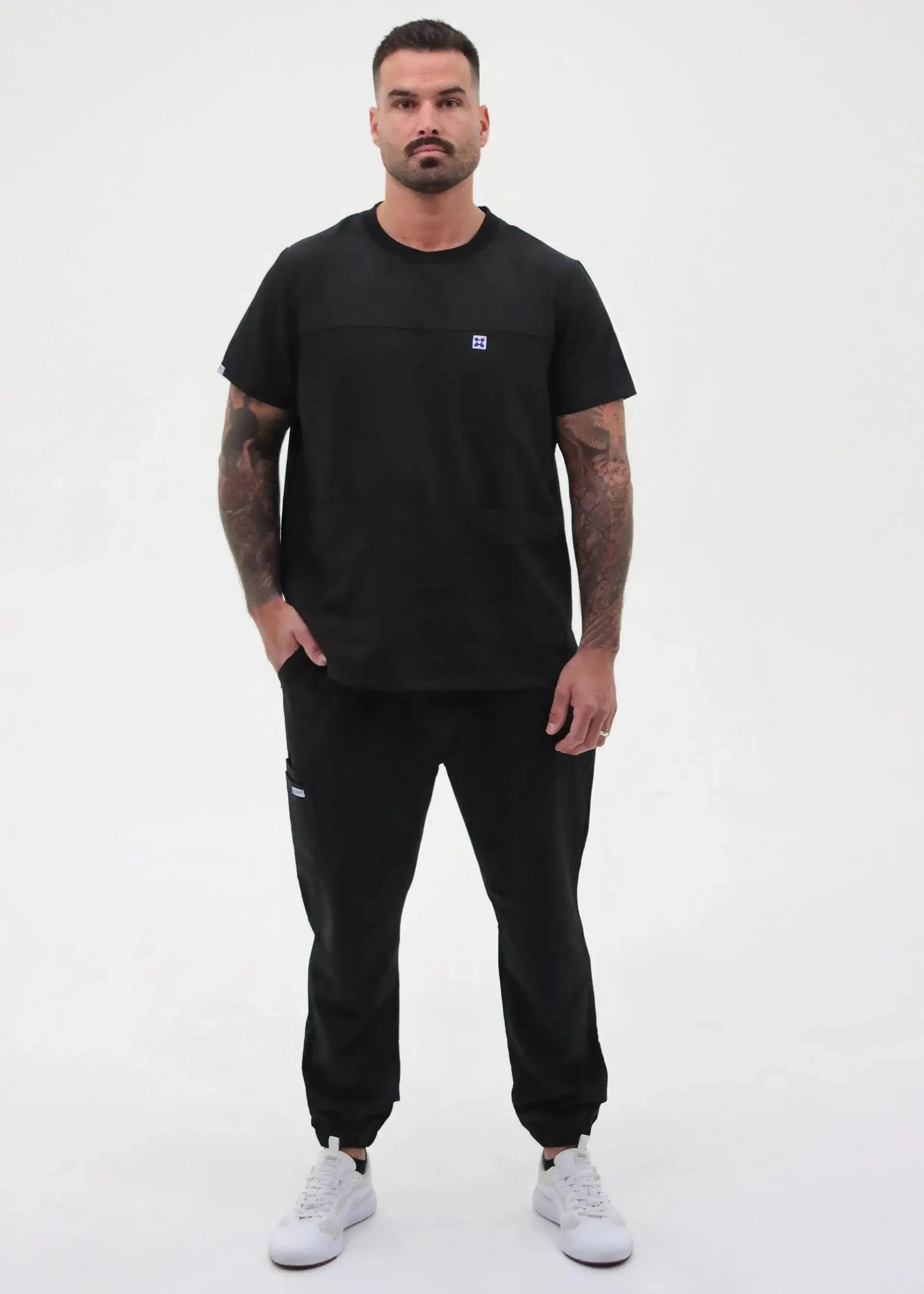 DANIEL HENLE - SCRUB TOP COL ROND SoignerAvecStyle™
