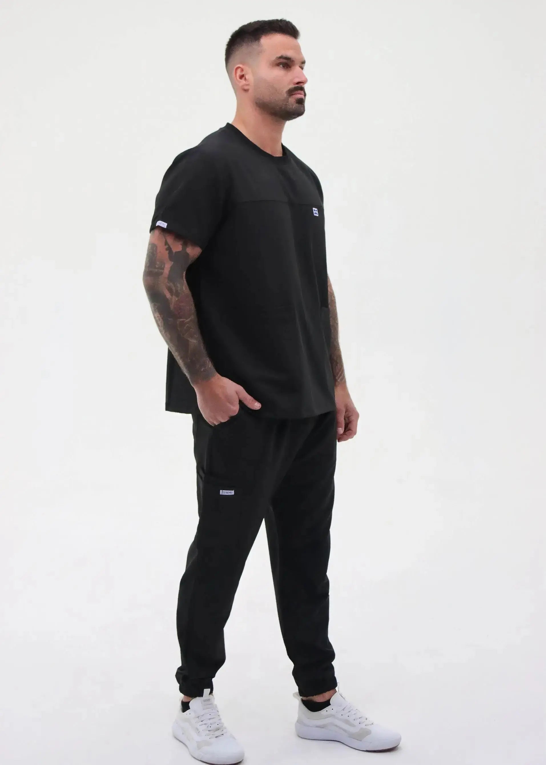 DANIEL HENLE - SCRUB TOP COL ROND SoignerAvecStyle™