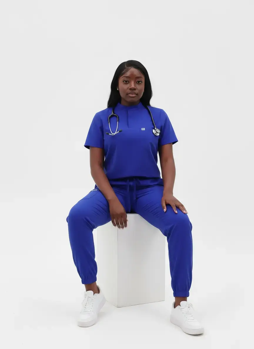 HAUT COL MANDARIN - TROIS POCHES - ZÉNA STYLE™ SoignerAvecStyle™