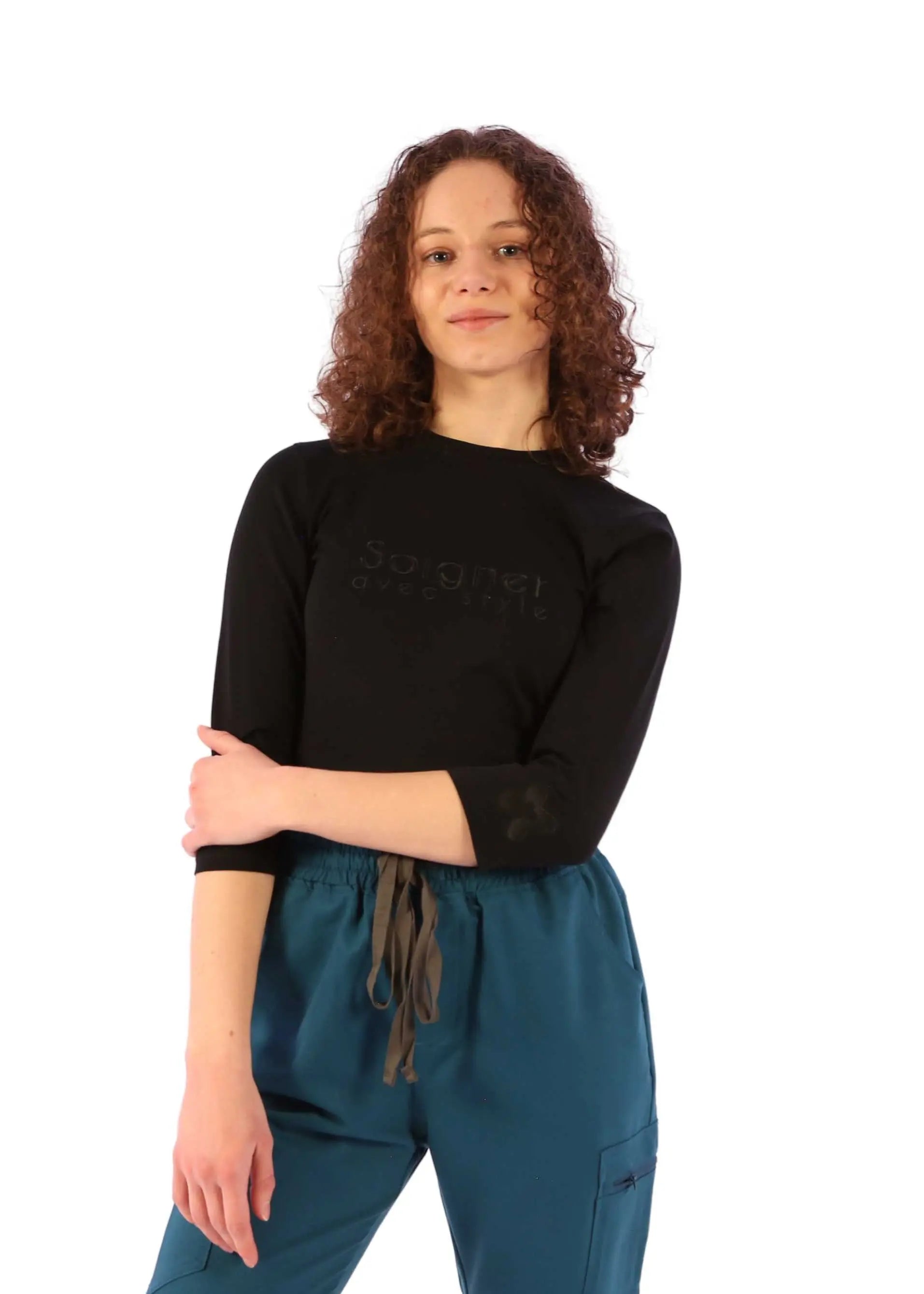 Chandail Underscrub - Manches 3/4 pour femmes SoignerAvecStyle™