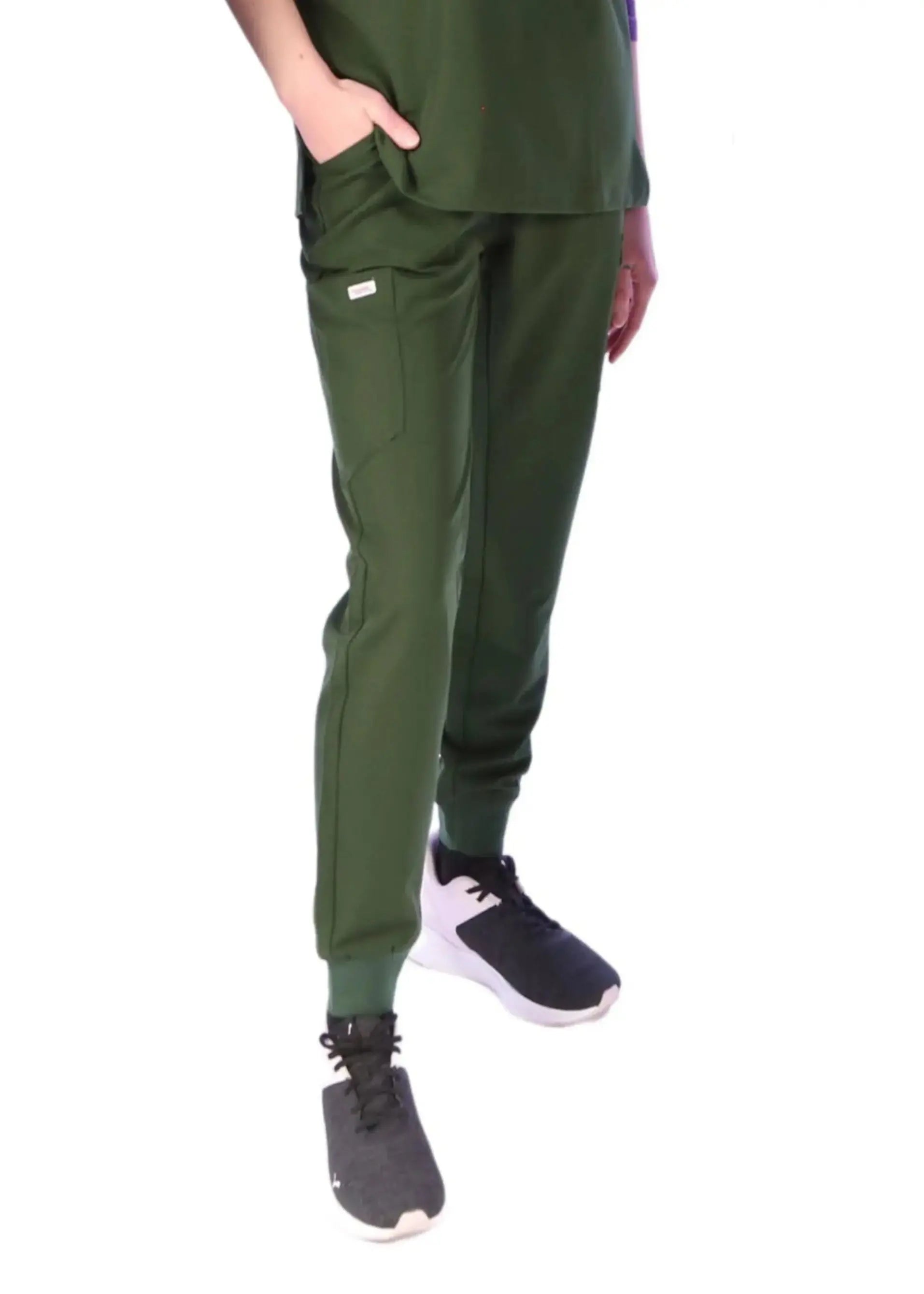 CAMILLE STYLE™ PANTALON JOGGER - VERT OLIVE SoignerAvecStyle™