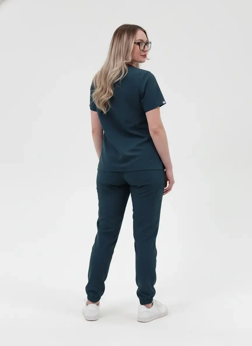 HAUT COL ROND - TROIS POCHES - GABRIELLA STYLE™ - SoignerAvecStyle™