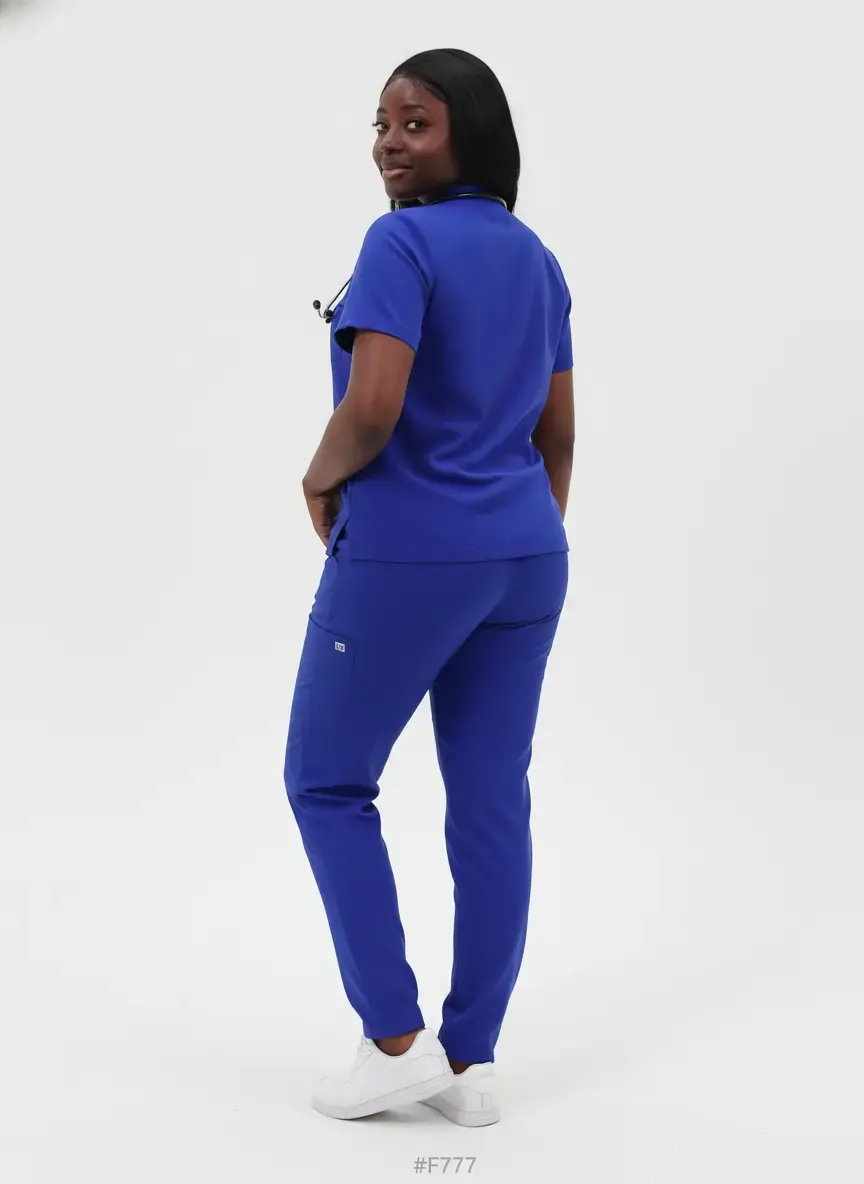 HAUT COL MANDARIN - TROIS POCHES - ZÉNA STYLE™ SoignerAvecStyle™