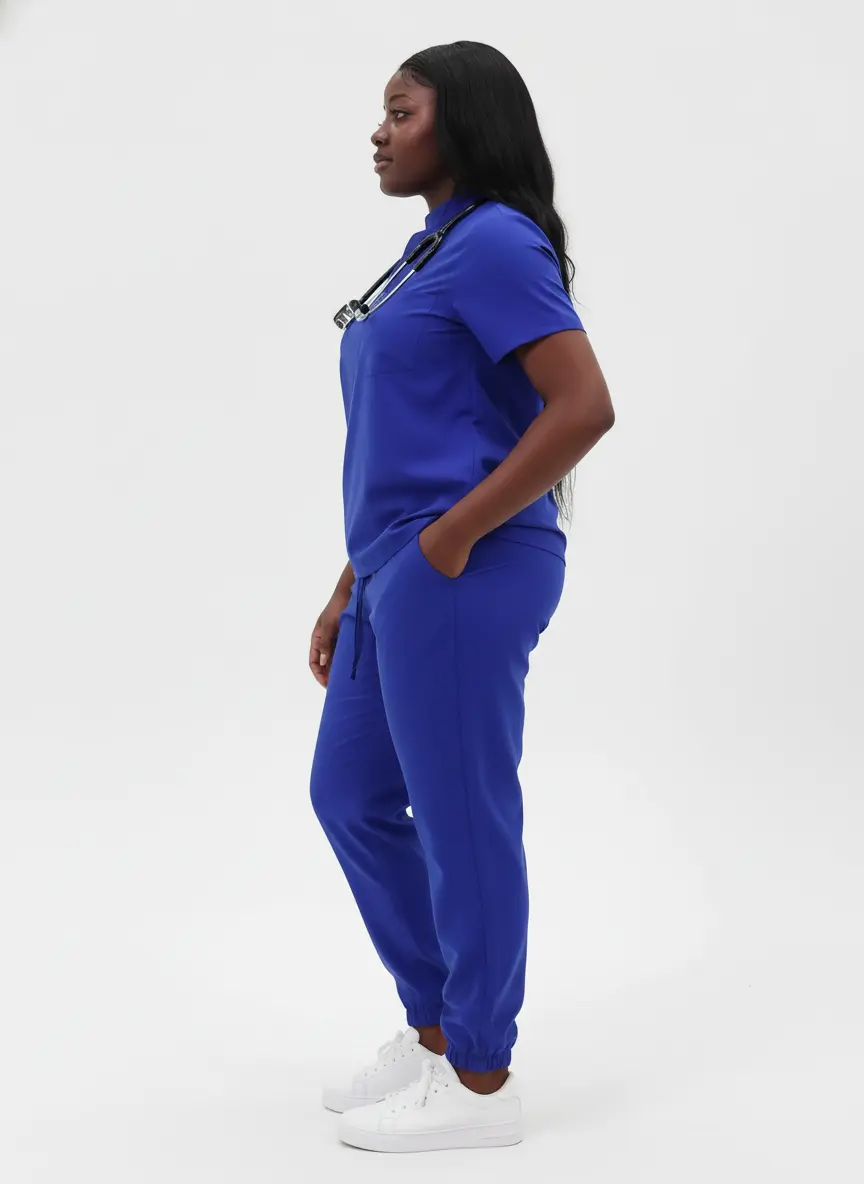 HAUT COL MANDARIN - TROIS POCHES - ZÉNA STYLE™ SoignerAvecStyle™